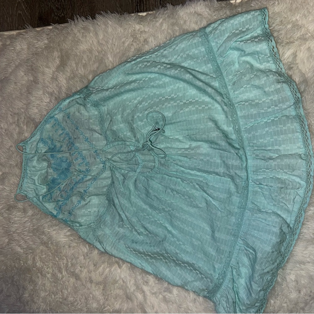 Attic Salt Turquoise Dress - Picture 5 of 5